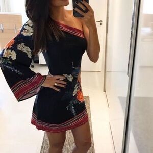 Farm Rio one sleeve dress